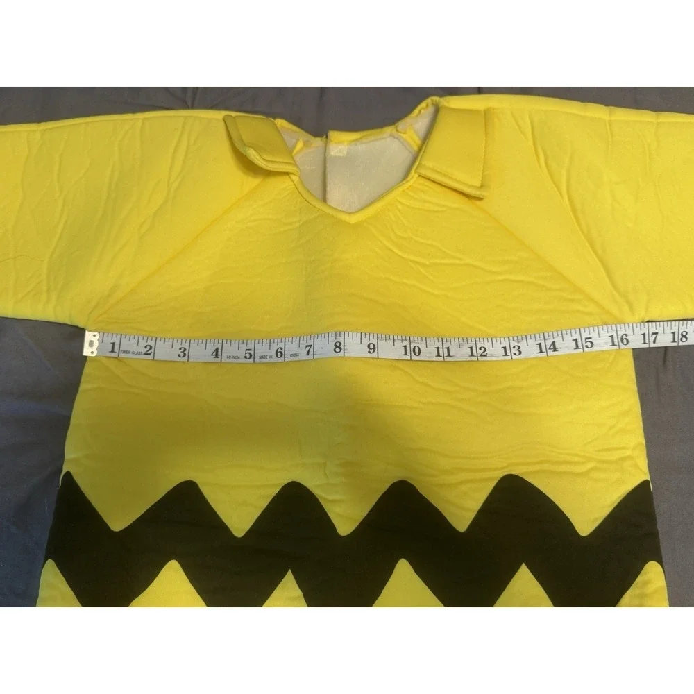 Peanuts Charlie Brown 5 Piece Costume Child Size 8-10 Dress Up Pretend Play